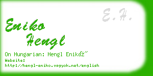 eniko hengl business card